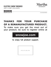 Martha Stewart MTS-EST22-RM Operator's Manual
