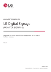LG 55EJ5G Owner's Manual