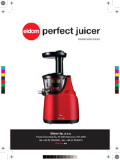Eldom perfect juicer PJ650 Operating Instructions Manual