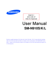 Samsung SMN910KOR User Manual