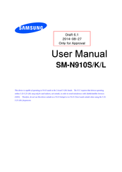 Samsung SM-N910L User Manual