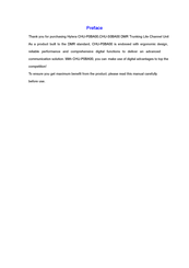 Hytera CHU-S0BA00 Manual