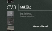 Miktek CV3MP Owner's Manual