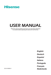 Hisense H75BE7470 User Manual