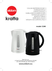 Eldom kratta C240C Operating	 Instruction
