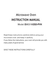 Midea EM031M2SD-PVH Instruction Manual