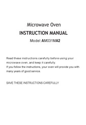 Midea XM031MYY-PV4 Instruction Manual