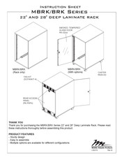 Middle Atlantic Products BRK Series Instruction Sheet