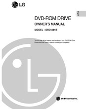 LG DRD-841B Owner's Manual