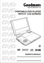 Goodmans GDVD80W12 Owner's Manual