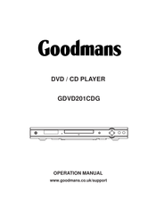 Goodmans GDVD201CDG Operation Manual