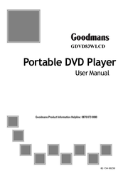 Goodmans GDVD83WLCD User Manual