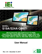 Iei Technology S24A-QM87 User Manual