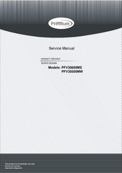 Premium PFV30600MS Service Manual