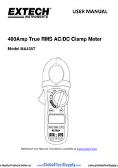 Extech Instruments MA435T-NIST User Manual