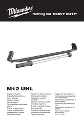 Milwaukee M12 UHL Original Instructions Manual