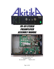 Akitika PR-101 Assembly Manual
