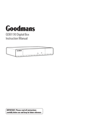Goodmans GDB11XI Instruction Manual