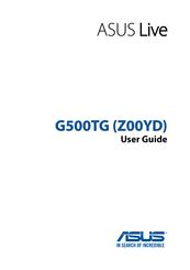Asus Live G500TG User Manual