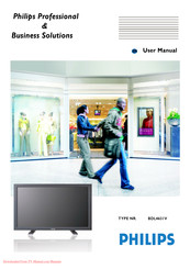 Philips BDL463IV User Manual