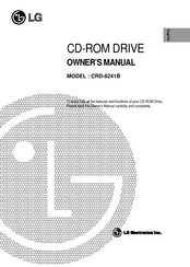 LG CRD-8241B Owner's Manual