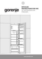Gorenje RBIU609FA1 Detailed Instructions For Use