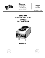 Star 2C-9938 Installation And Operating Instructions Manual