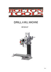 Bolton Tools BF20VL Manual