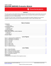 Texas Instruments BQ25306EVM User Manual