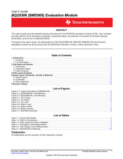 Texas Instruments BQ25306EVM User Manual
