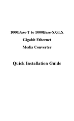 Repotec RP-1000SC Quick Installation Manual