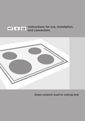 Gorenje EC630SC Instructions For Use, Installation, And Connection
