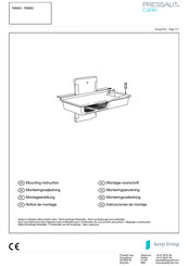 Pressalit Care R8685 Mounting Instruction