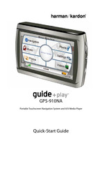 Harman Kardon guide+play GPS-910NA Quick Start Manual