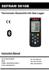 SEFRAM 9816B Instruction Manual
