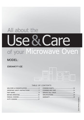 Midea XM044KYY-GE Use & Care Manual