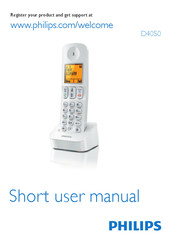 Philips D4050W/12 Short User Manual