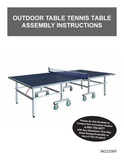 Hathaway OUTDOOR NG2336P Assembly Instructions Manual