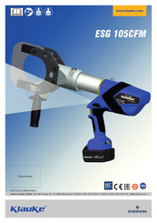Emerson Klauke ESG 105CFM Manual