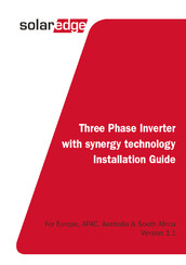 SolarEdge SE7K-N4 Installation Manual