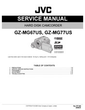 JVC GZ-MG77USM Service Manual