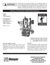 Ranger Products R26EX Installation And Operation Manual