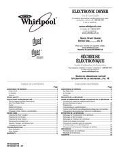 Whirlpool Duet GEQ8858EQ0 Use & Care Manual