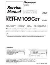 Pioneer KEH-M1096ZT/X1B/EW Service Manual