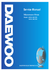 DAEWOO ELECTRONICS KOG-36C52S Service Manual