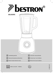 Bestron ABL850RE Instruction Manual