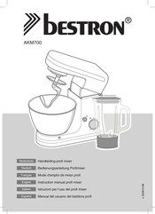 Bestron AKM700 Instruction Manual