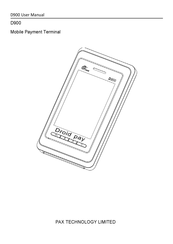 Pax Technology D900 User Manual