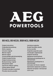 Milwaukee BSB18C2X Original Instructions Manual