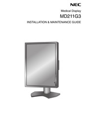 NEC MD211G3-R Installation & Maintenance Manual